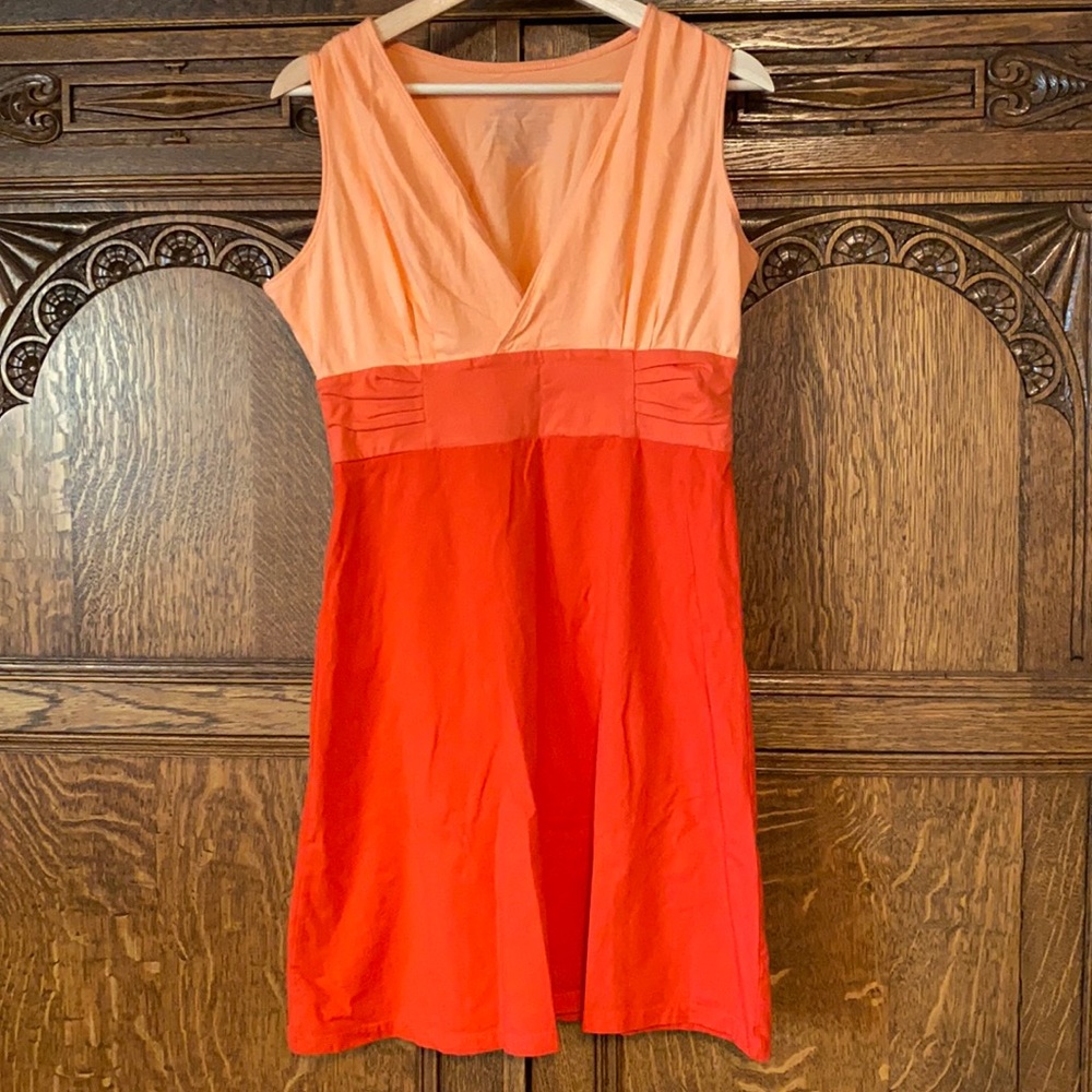 Patagonia MARGOT stretchy orange dress turkish red